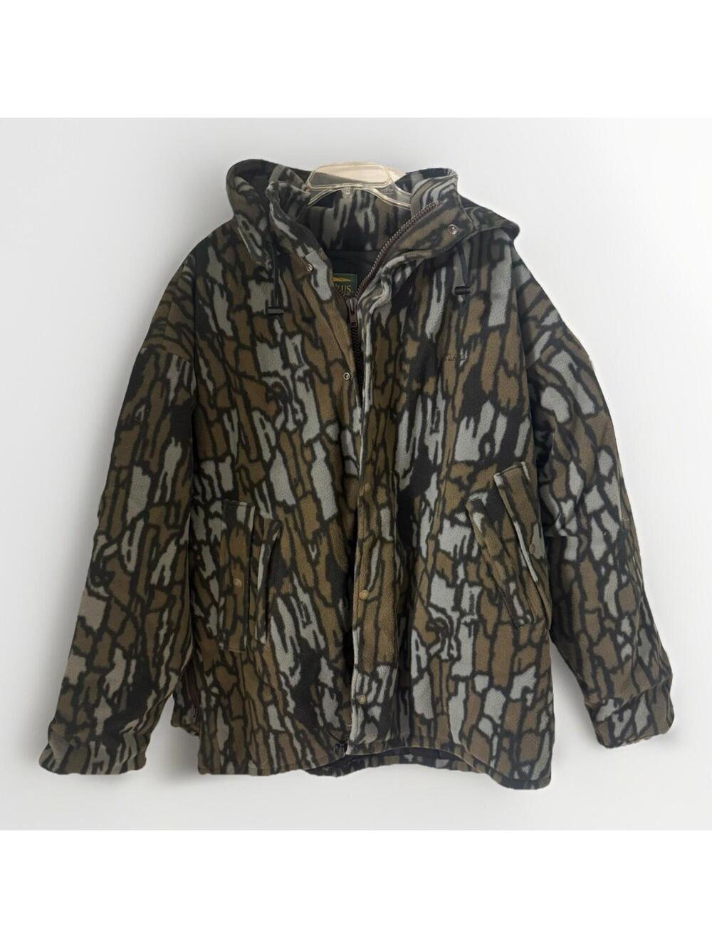 Vintage Cabela's Jacket Mens Extra Large Camo Dry-Plus Hunting Made USA‎ 90s NWT